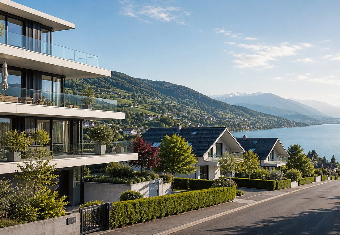 Visuel immobilier premium local pour Kirchleerau