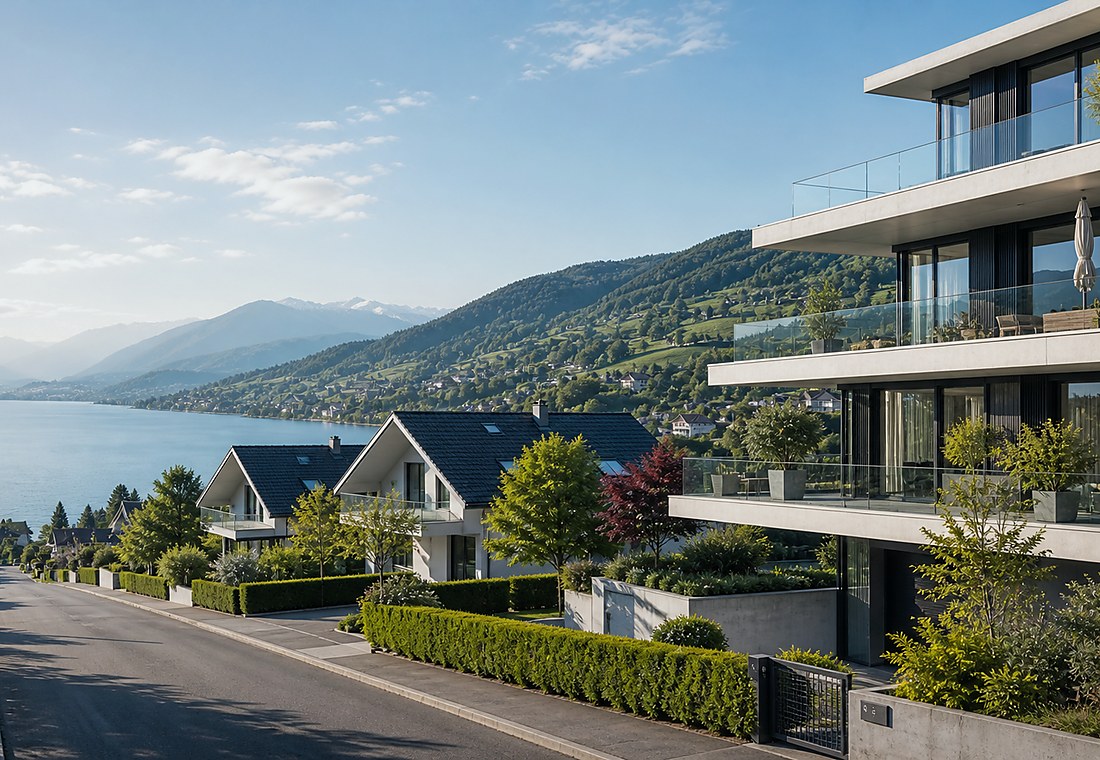Visuel immobilier premium local pour Kloten