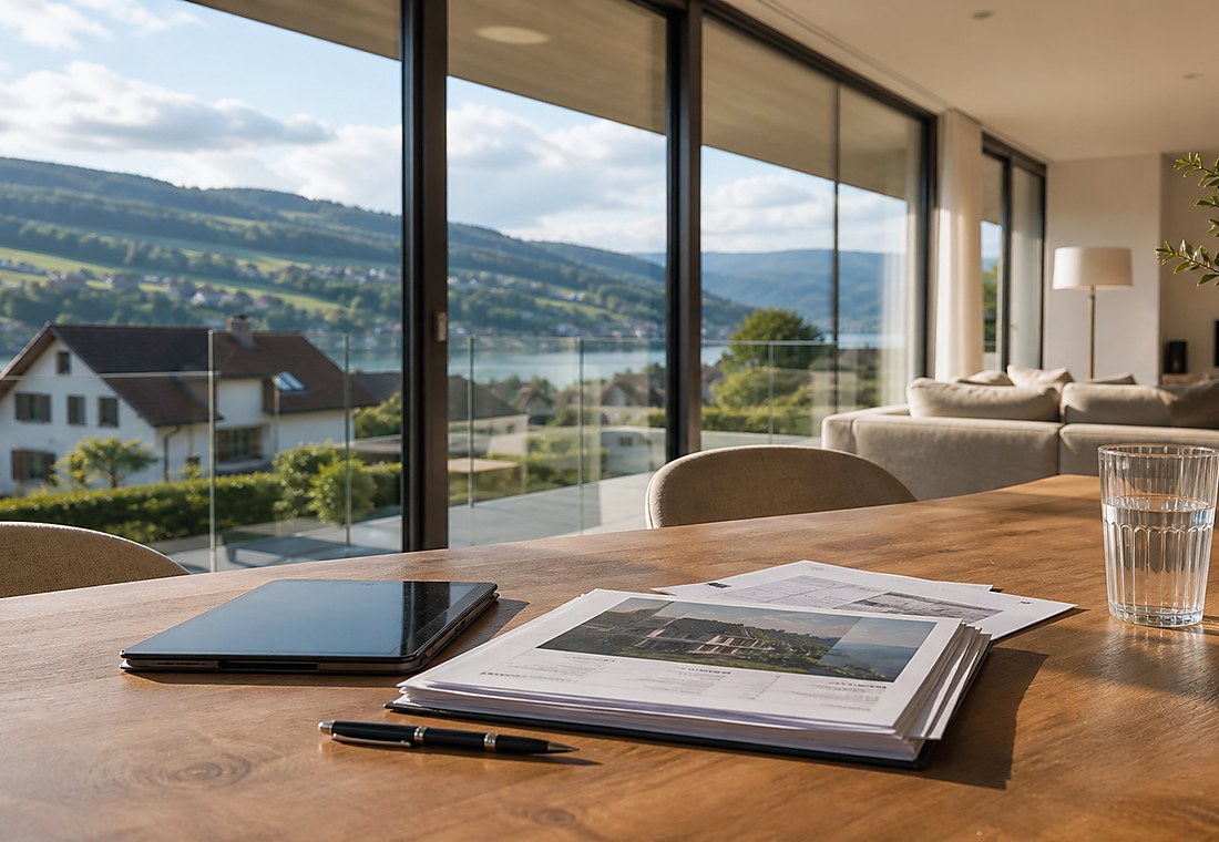 Visuel immobilier premium local pour Koppigen