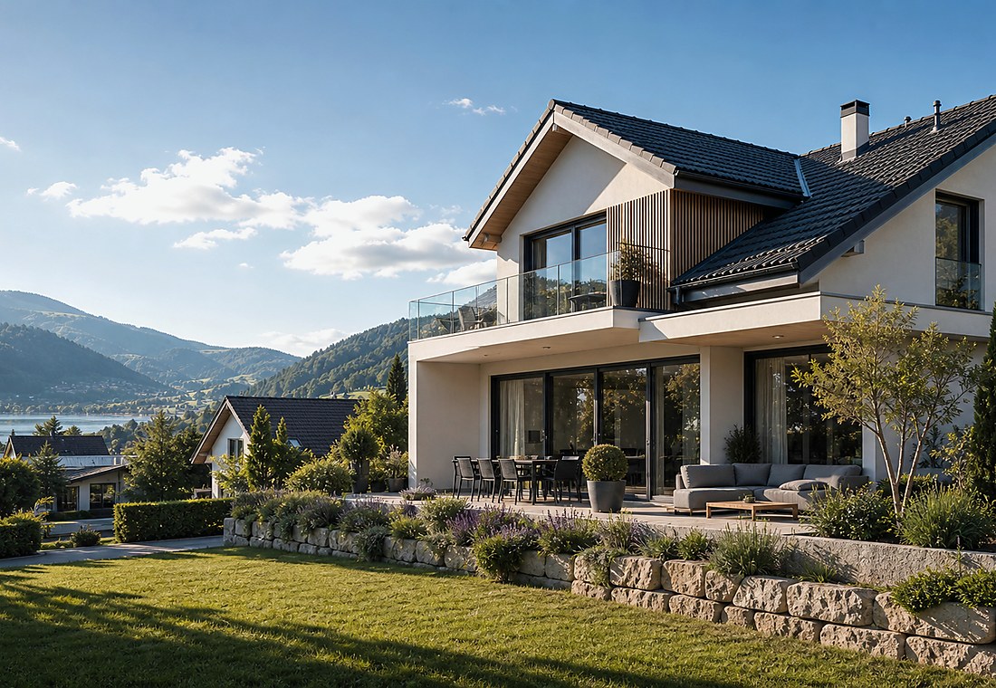 Visuel immobilier premium local pour Kriechenwil