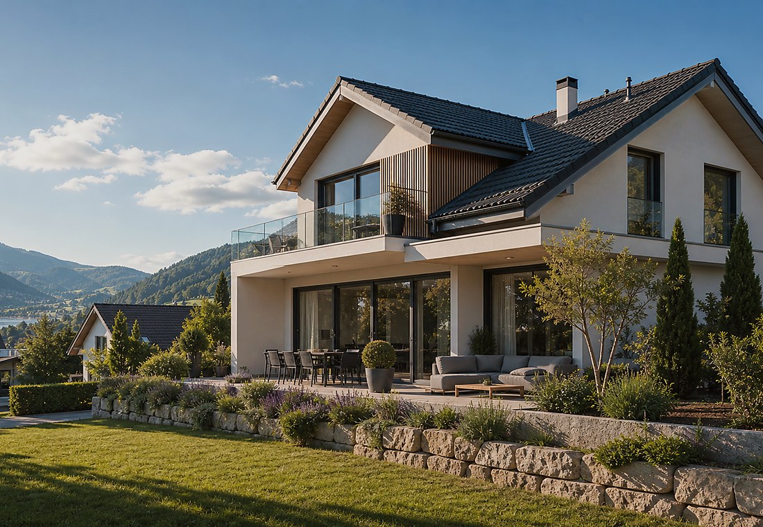 Visuel immobilier premium local pour Küblis