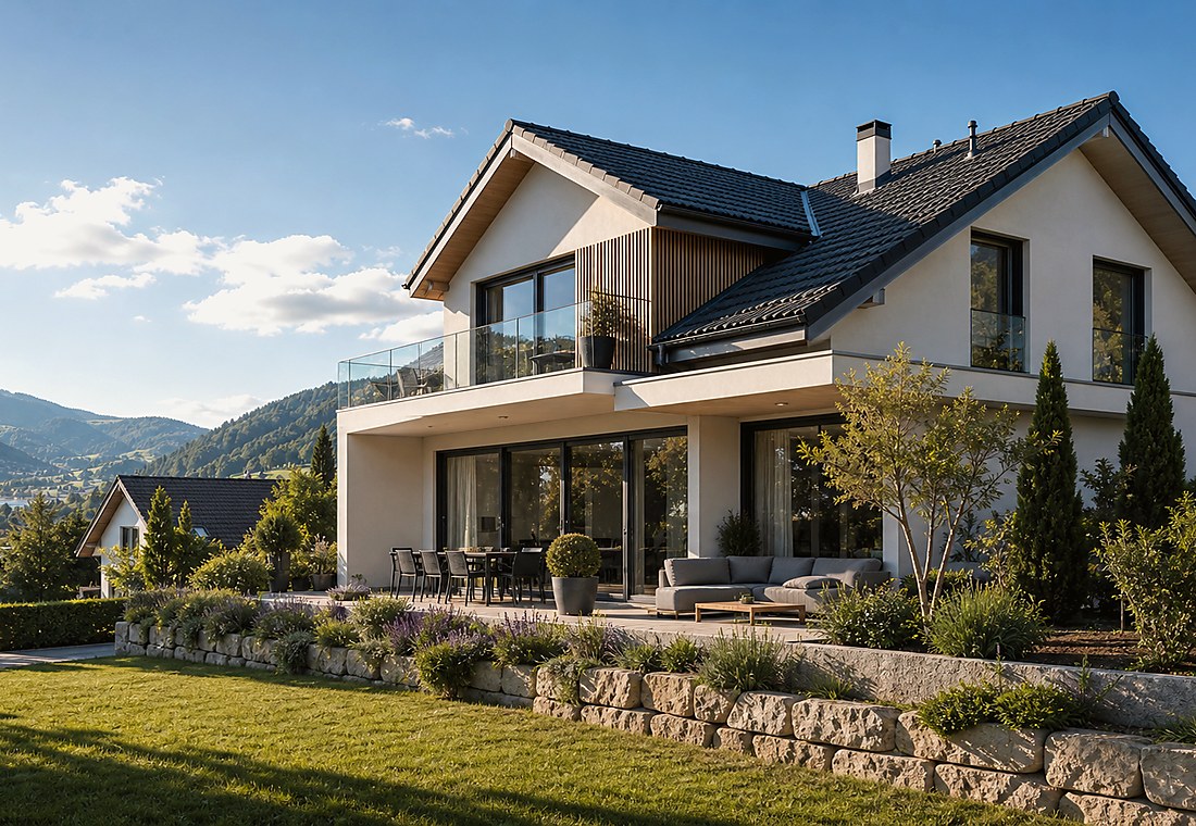 Visuel immobilier premium local pour L'Abergement