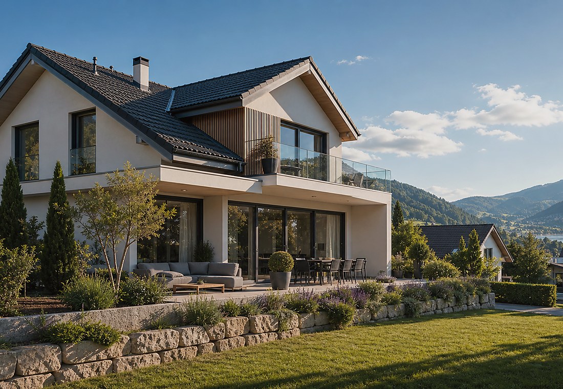 Visuel immobilier premium local pour La Praz