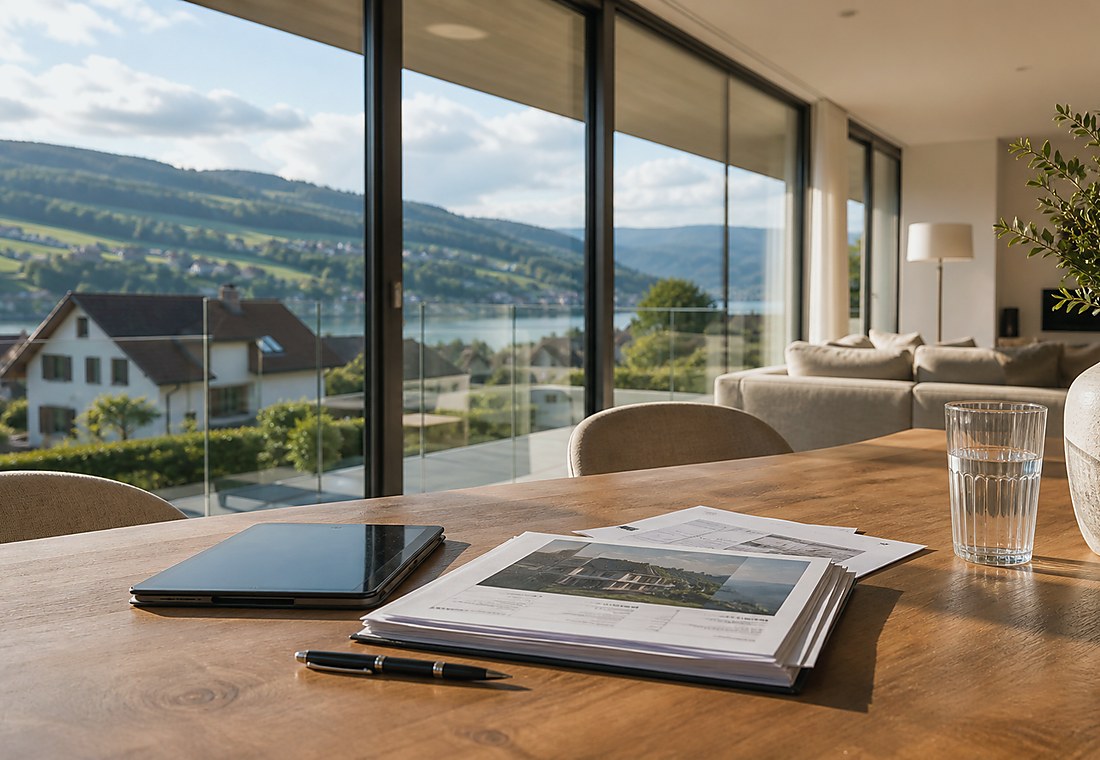 Visuel immobilier premium local pour La Sagne