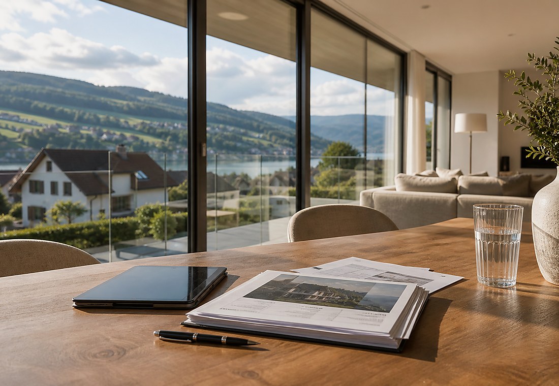 Visuel immobilier premium local pour Lalden