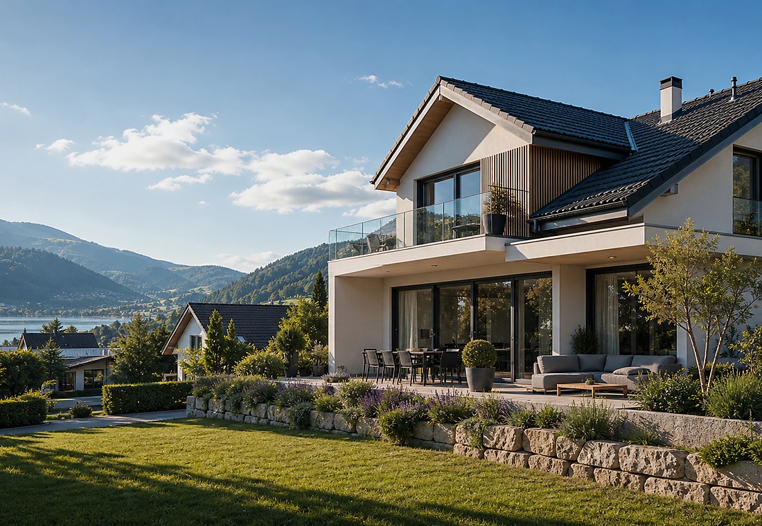 Visuel immobilier premium local pour Landquart