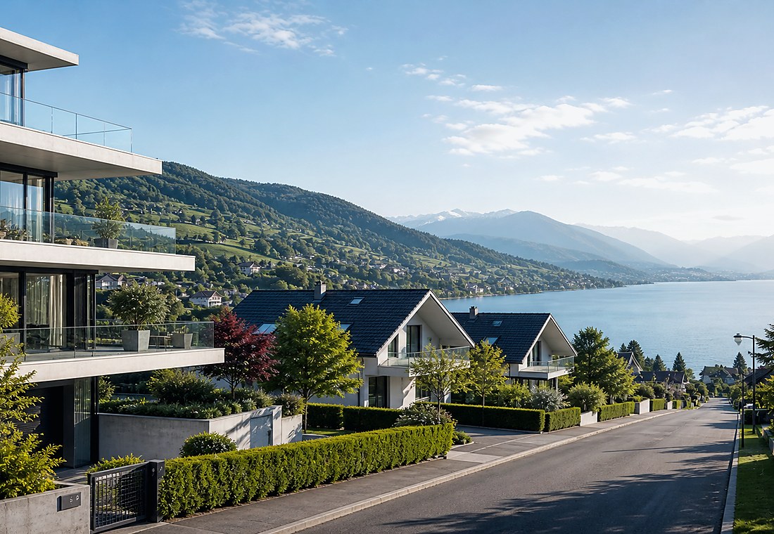 Visuel immobilier premium local pour Laupersdorf