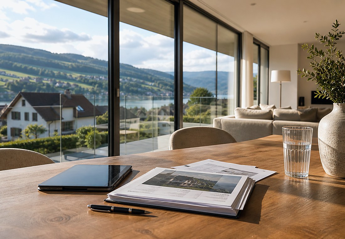 Visuel immobilier premium local pour Lauperswil