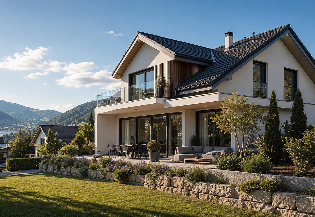 Visuel immobilier premium local pour Lausen