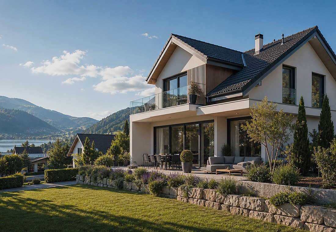 Visuel immobilier premium local pour Le Landeron
