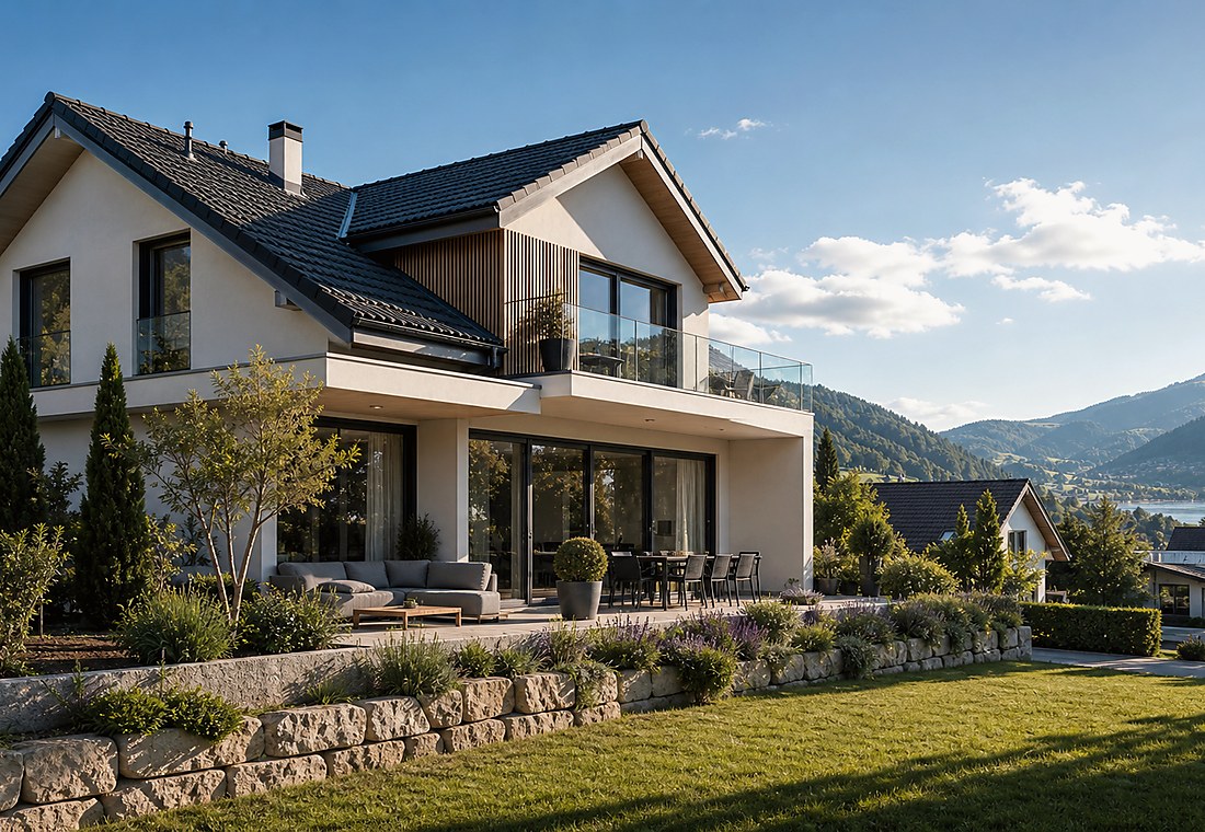Visuel immobilier premium local pour Le Lieu