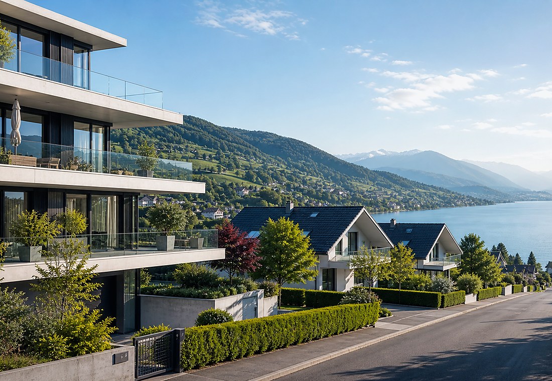 Visuel immobilier premium local pour Le Locle