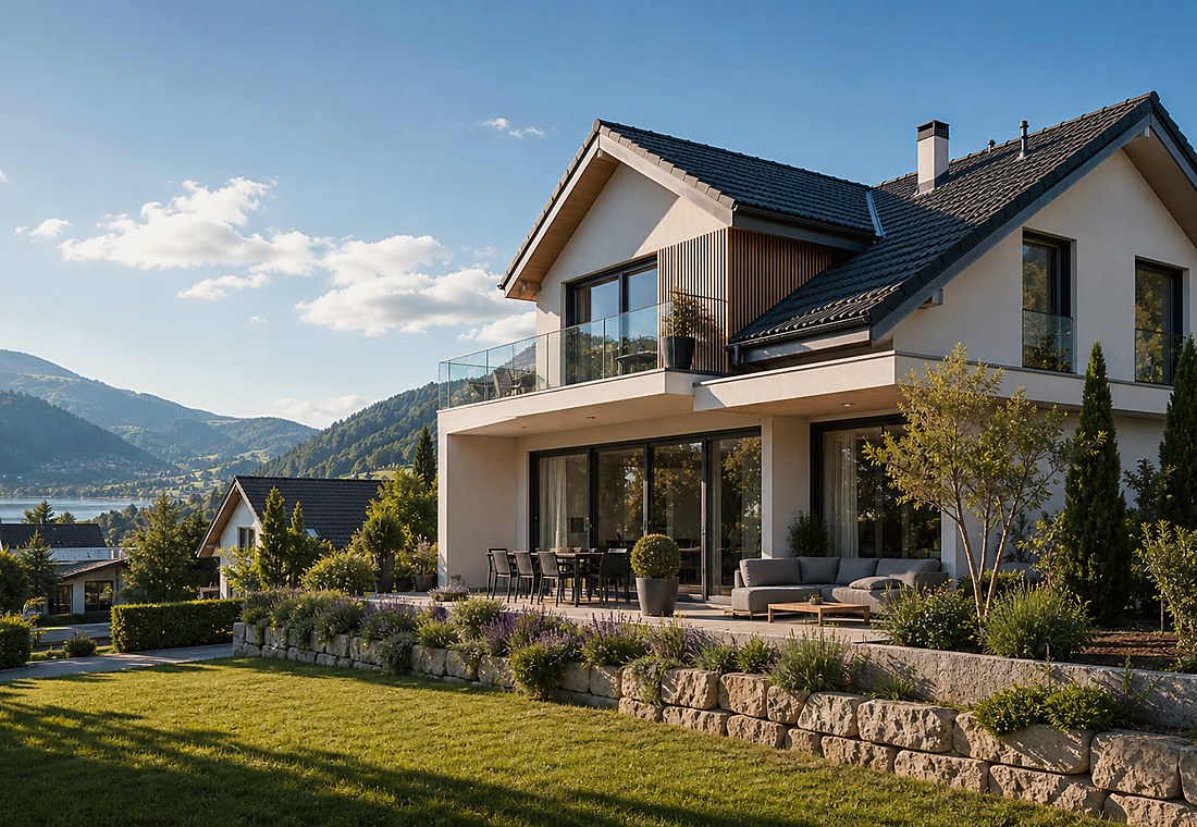 Visuel immobilier premium local pour Lengwil