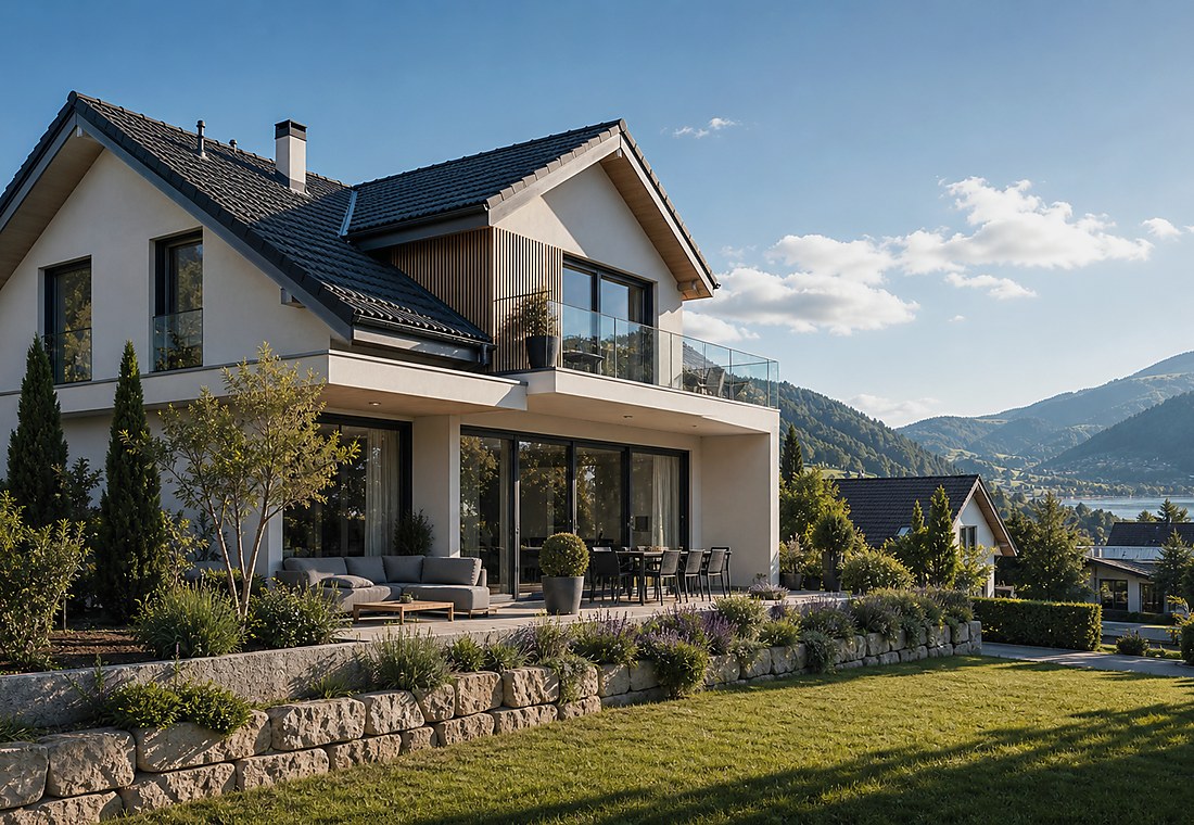 Visuel immobilier premium local pour Leuggern