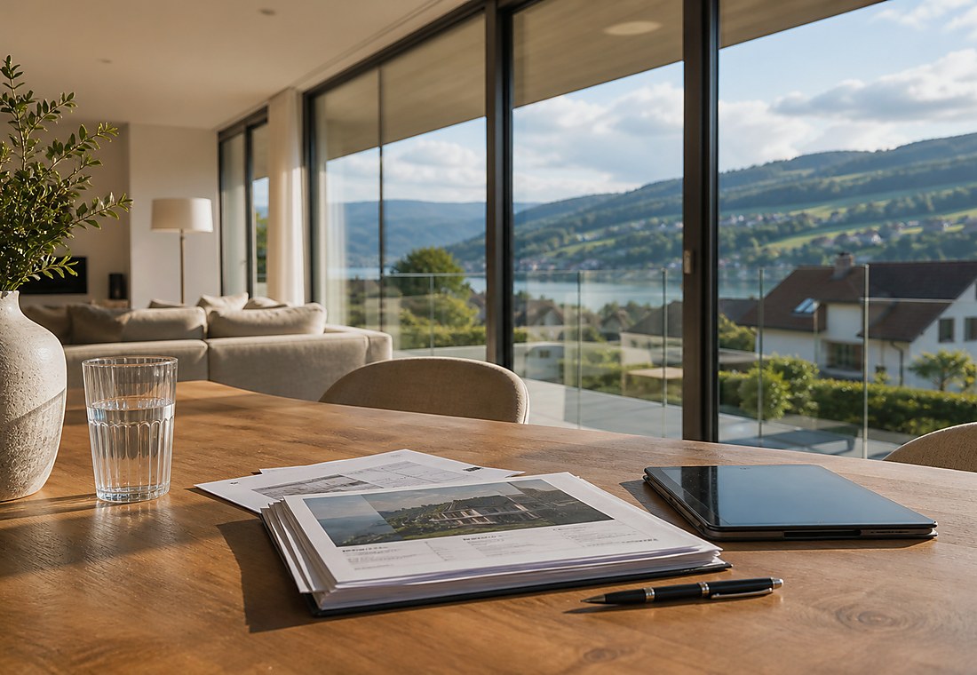 Visuel immobilier premium local pour Leytron