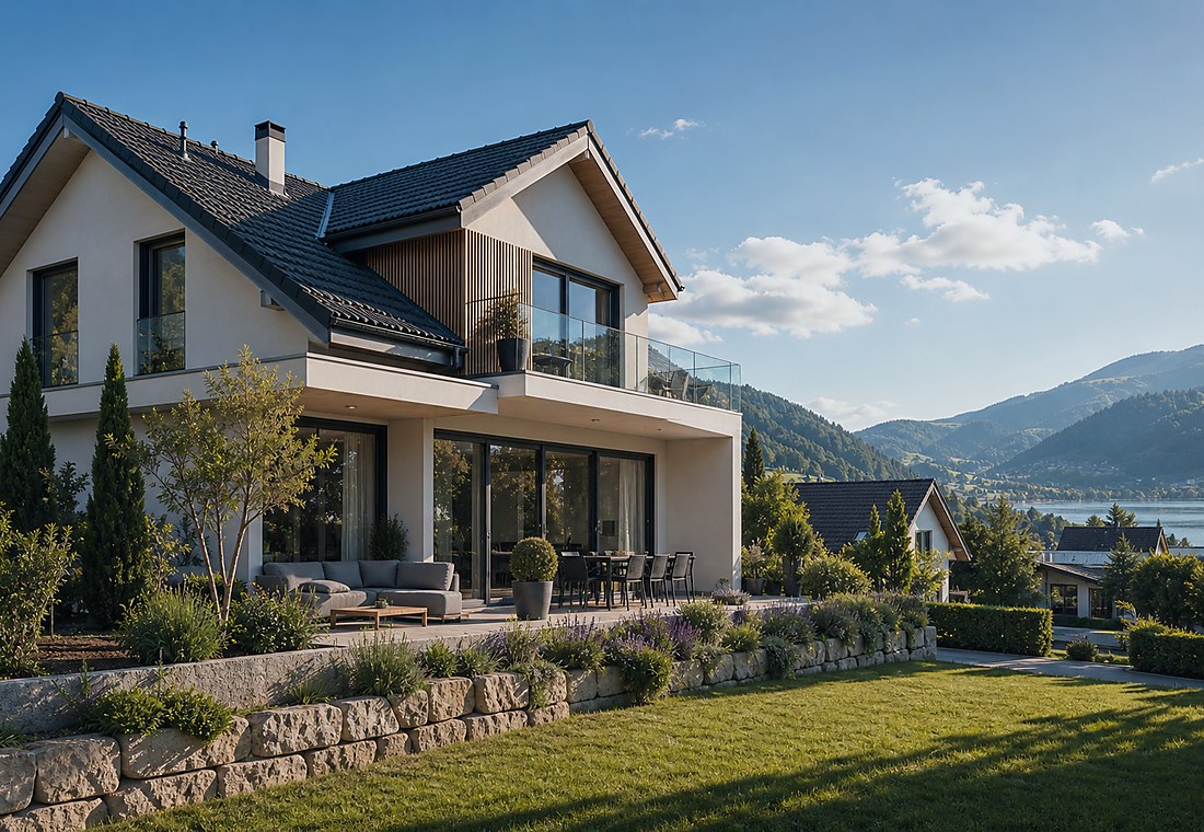 Visuel immobilier premium local pour Lichtensteig