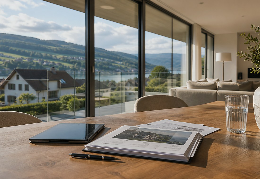 Visuel immobilier premium local pour Liedertswil
