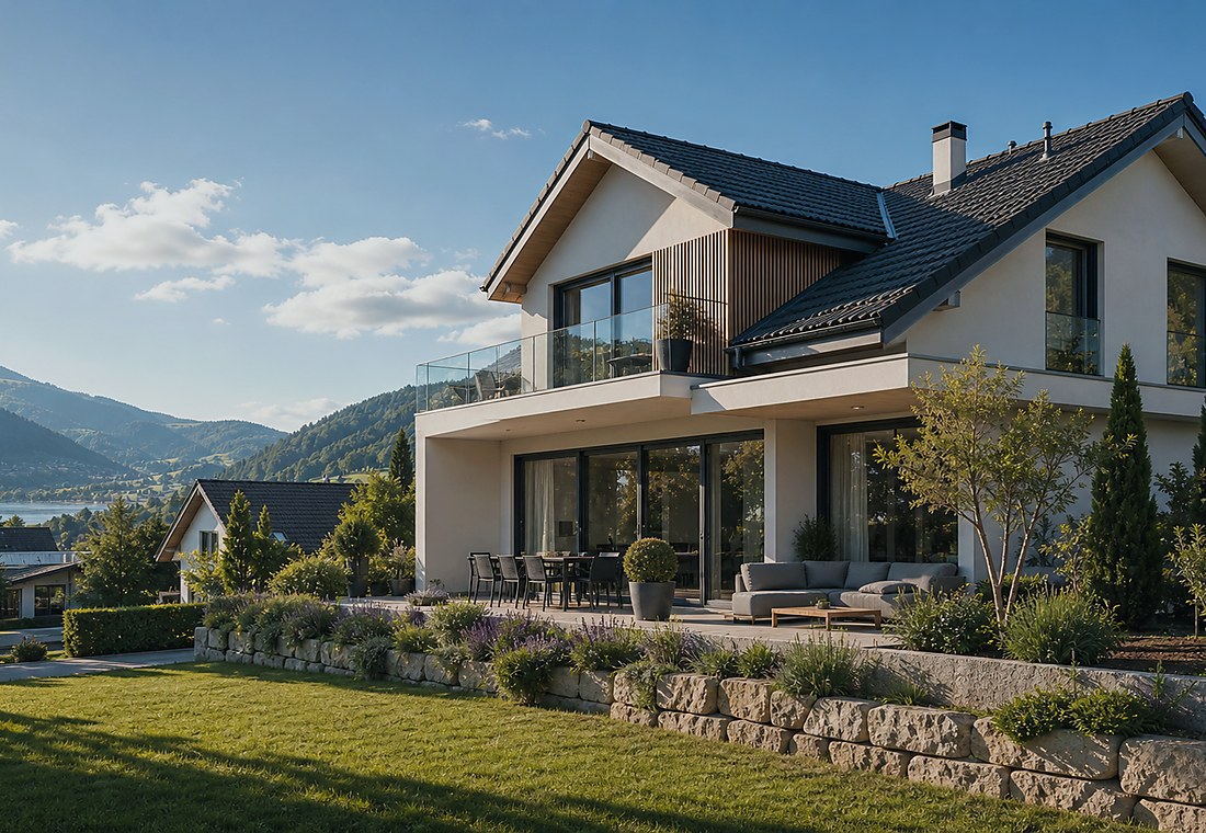 Visuel immobilier premium local pour Liesberg
