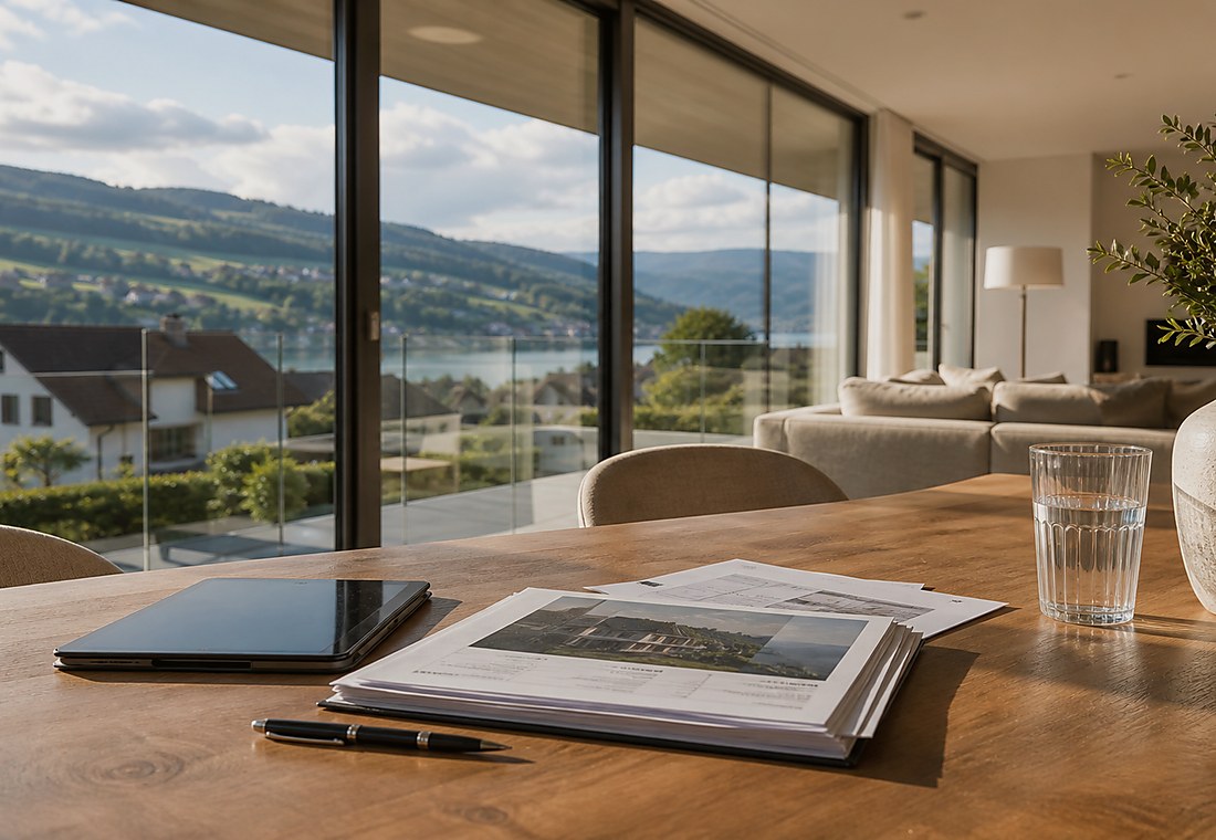 Visuel immobilier premium local pour Lignerolle