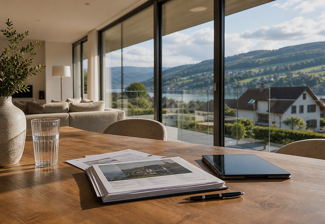 Visuel immobilier premium local pour Loveresse