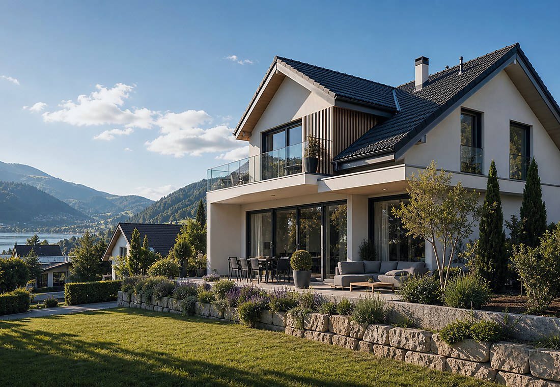 Visuel immobilier premium local pour Magden
