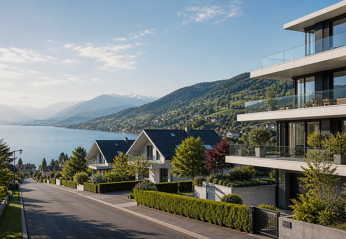 Visuel immobilier premium local pour Maisprach