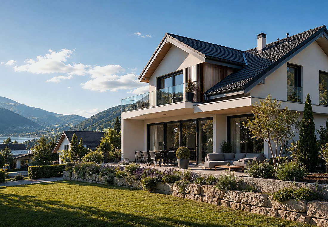 Visuel immobilier premium local pour Mammern