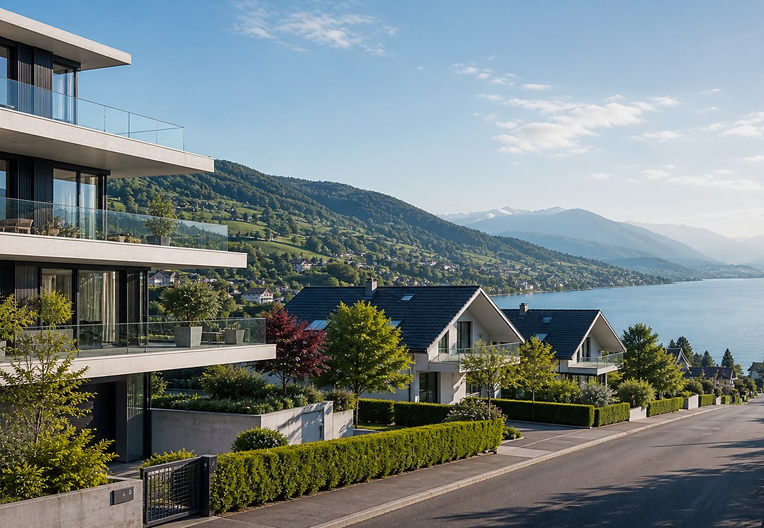Visuel immobilier premium local pour Manno