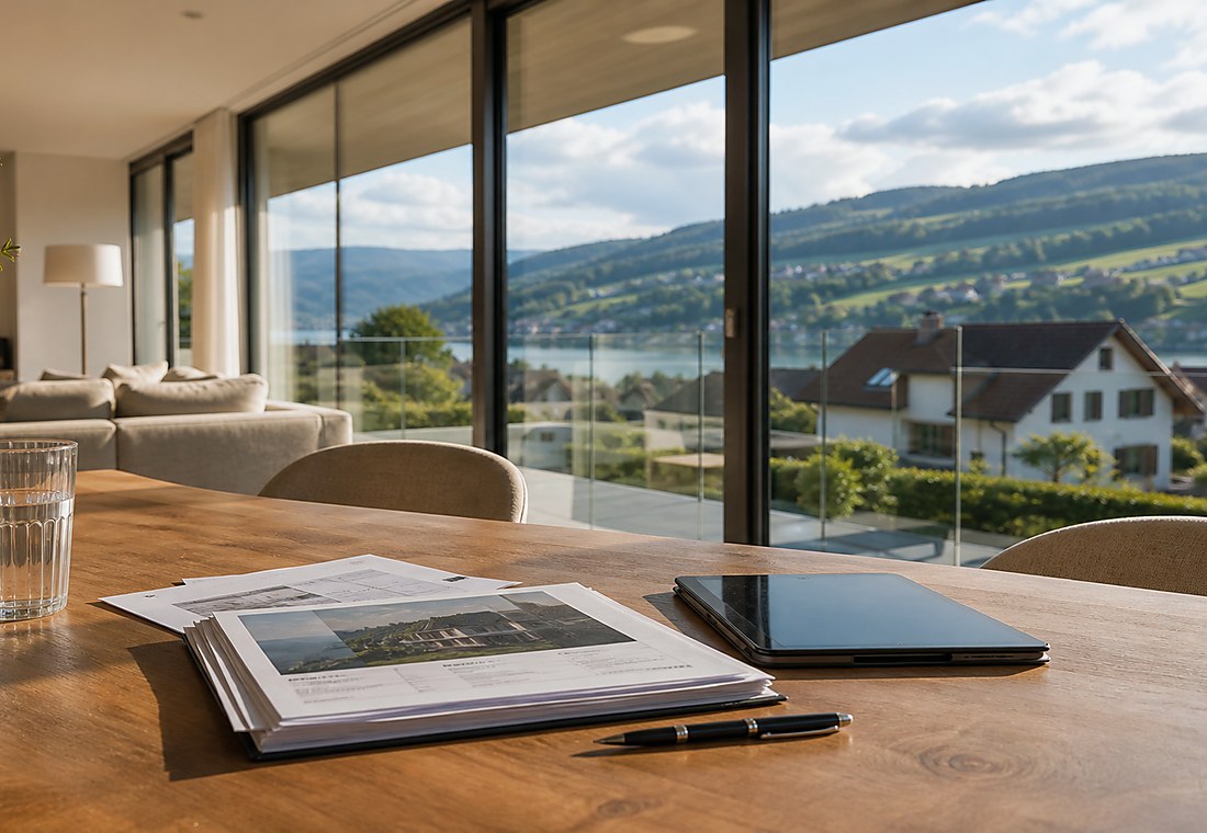 Visuel immobilier premium local pour Martigny-Combe