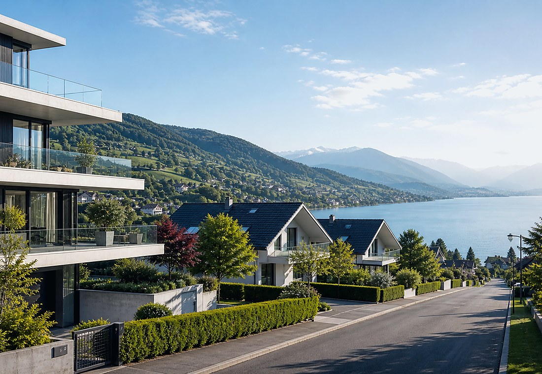 Visuel immobilier premium local pour Mathod
