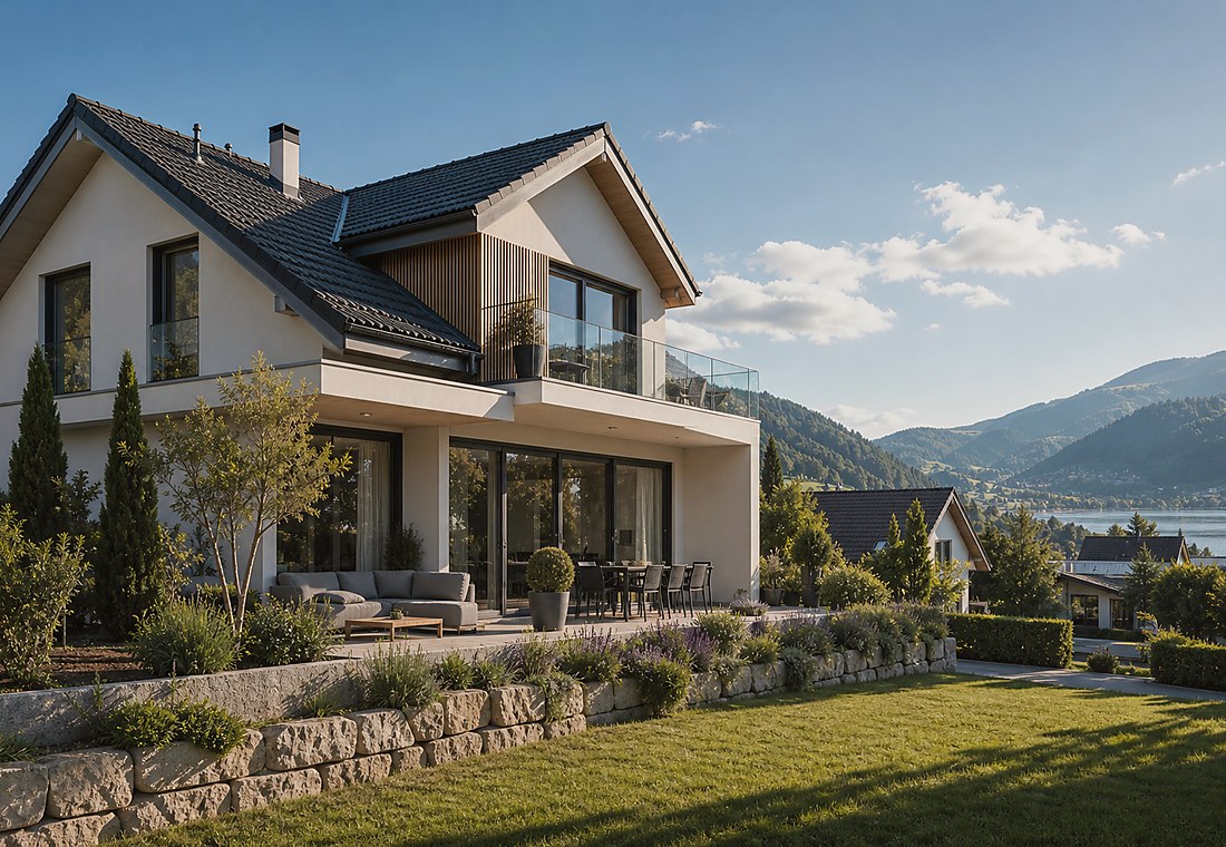 Visuel immobilier premium local pour Meilen