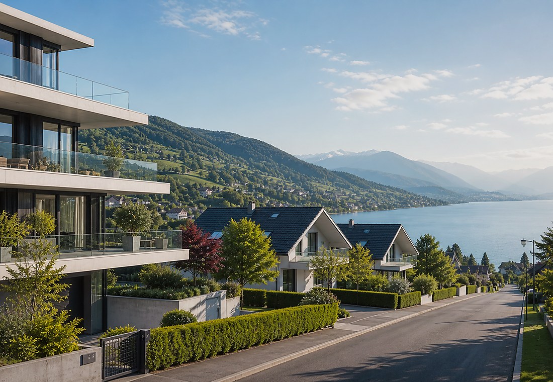 Visuel immobilier premium local pour Meiringen