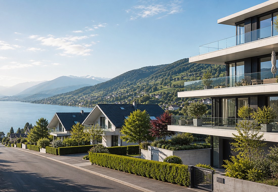 Visuel immobilier premium local pour Menziken