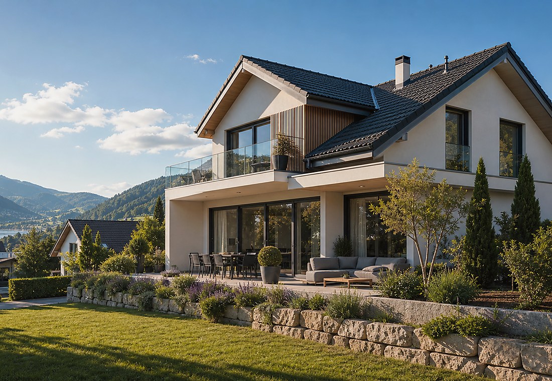 Visuel immobilier premium local pour Mergoscia