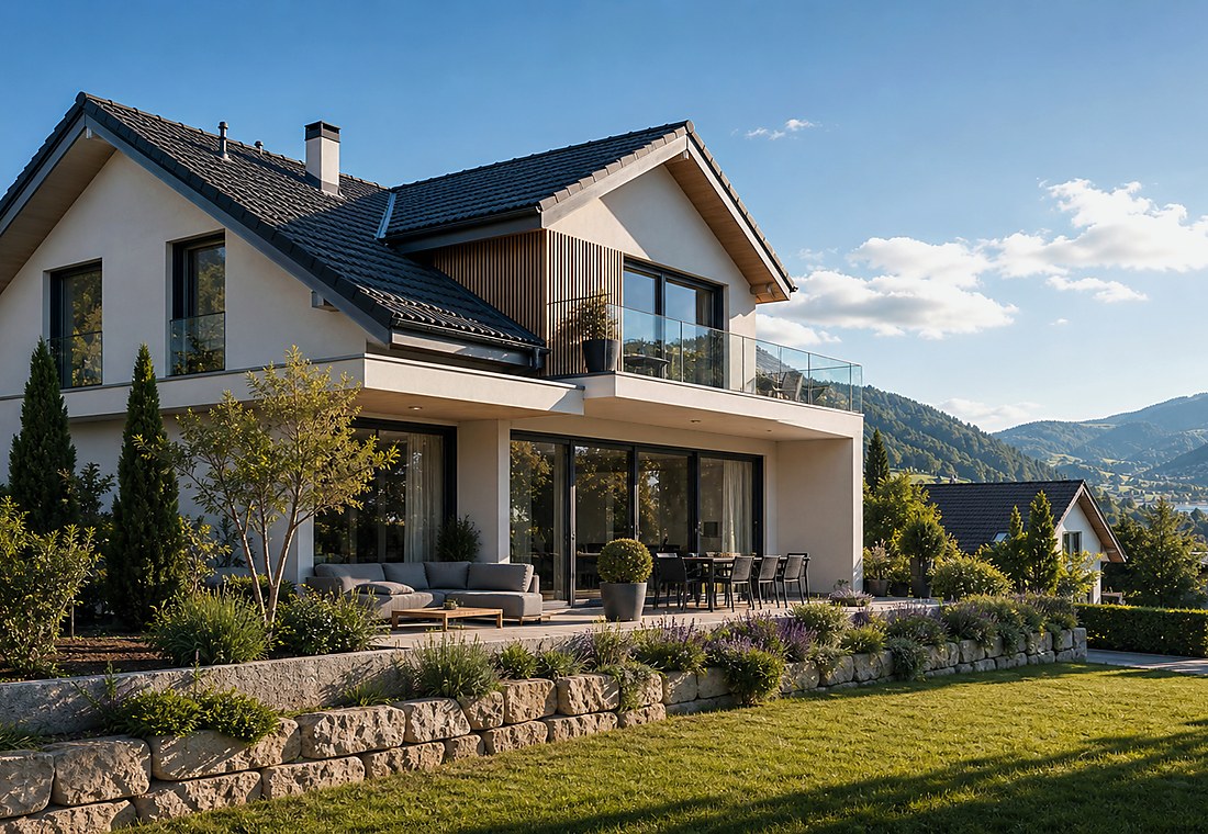 Visuel immobilier premium local pour Mettmenstetten