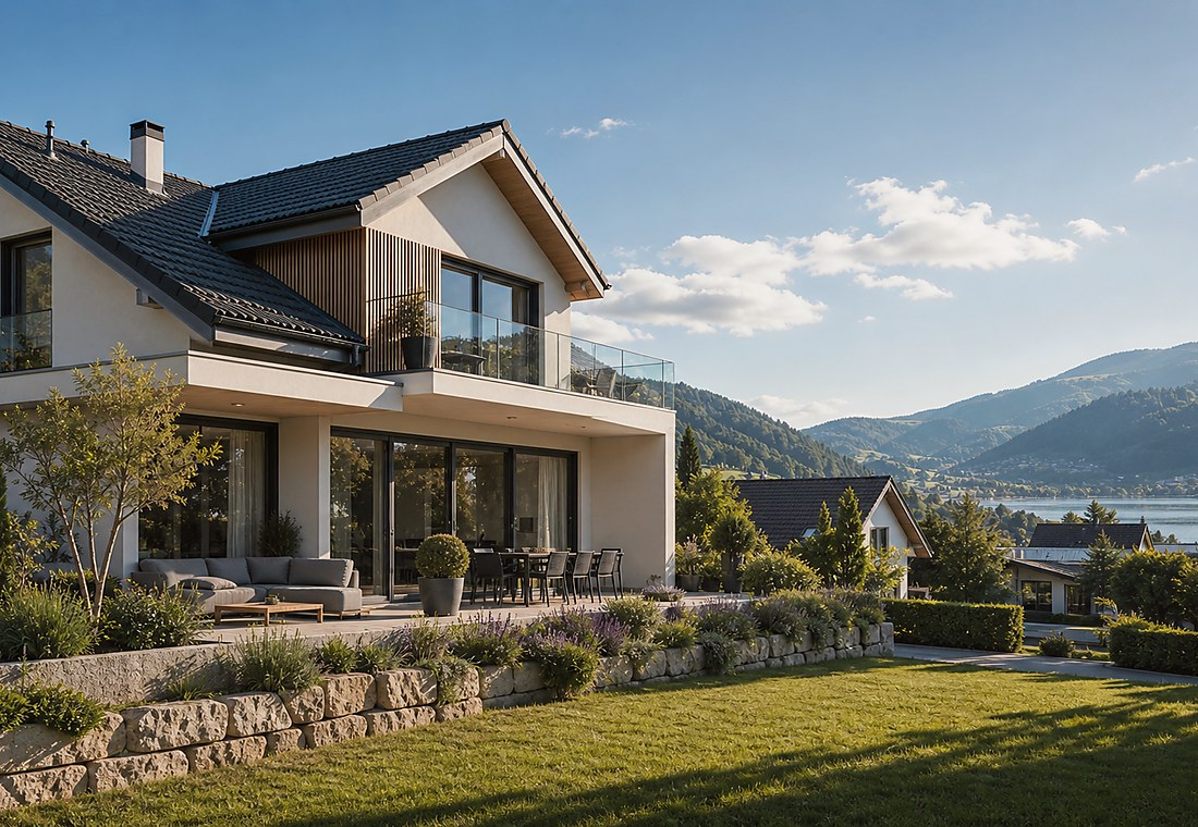 Visuel immobilier premium local pour Molondin