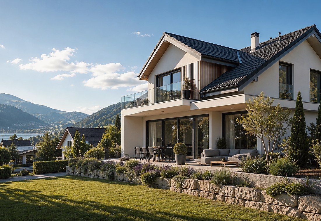 Visuel immobilier premium local pour Montricher