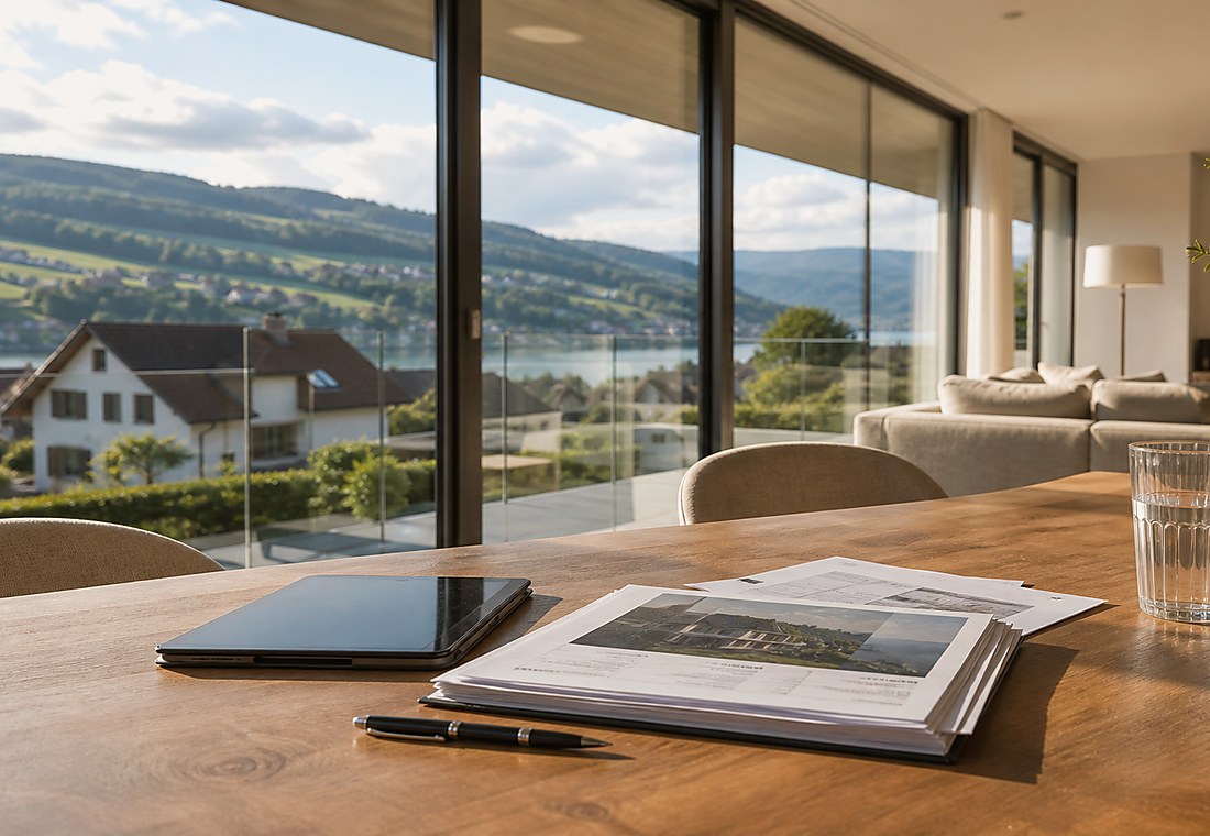 Visuel immobilier premium local pour Mörigen