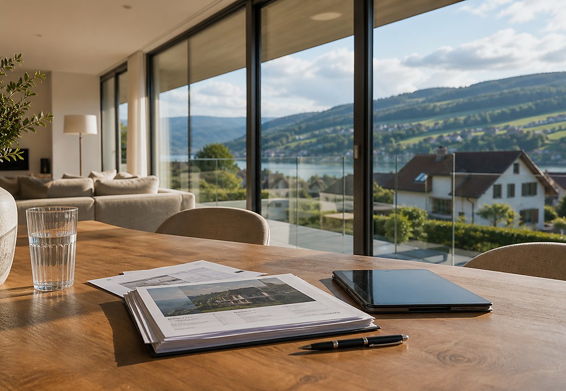 Visuel immobilier premium local pour Mosnang