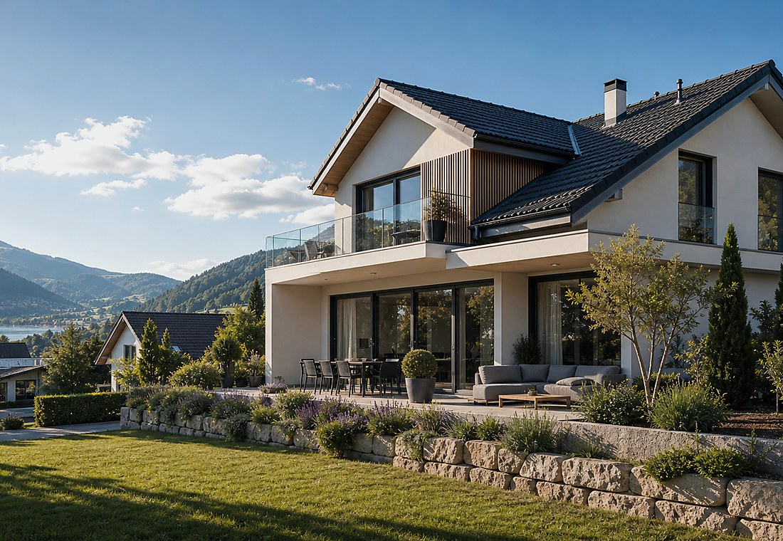 Visuel immobilier premium local pour Mühleberg