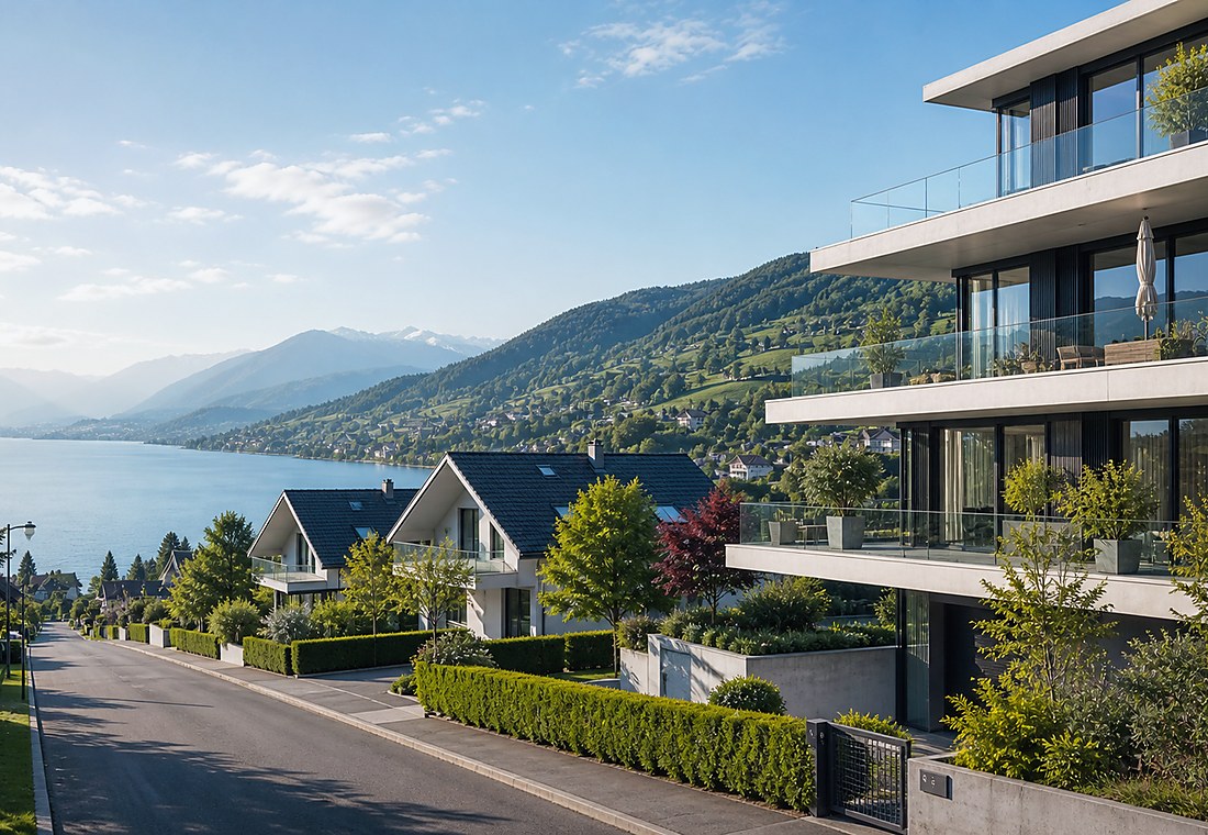 Visuel immobilier premium local pour Münsterlingen