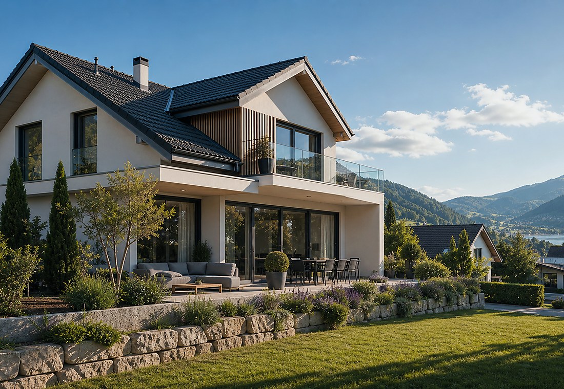 Visuel immobilier premium local pour Muolen