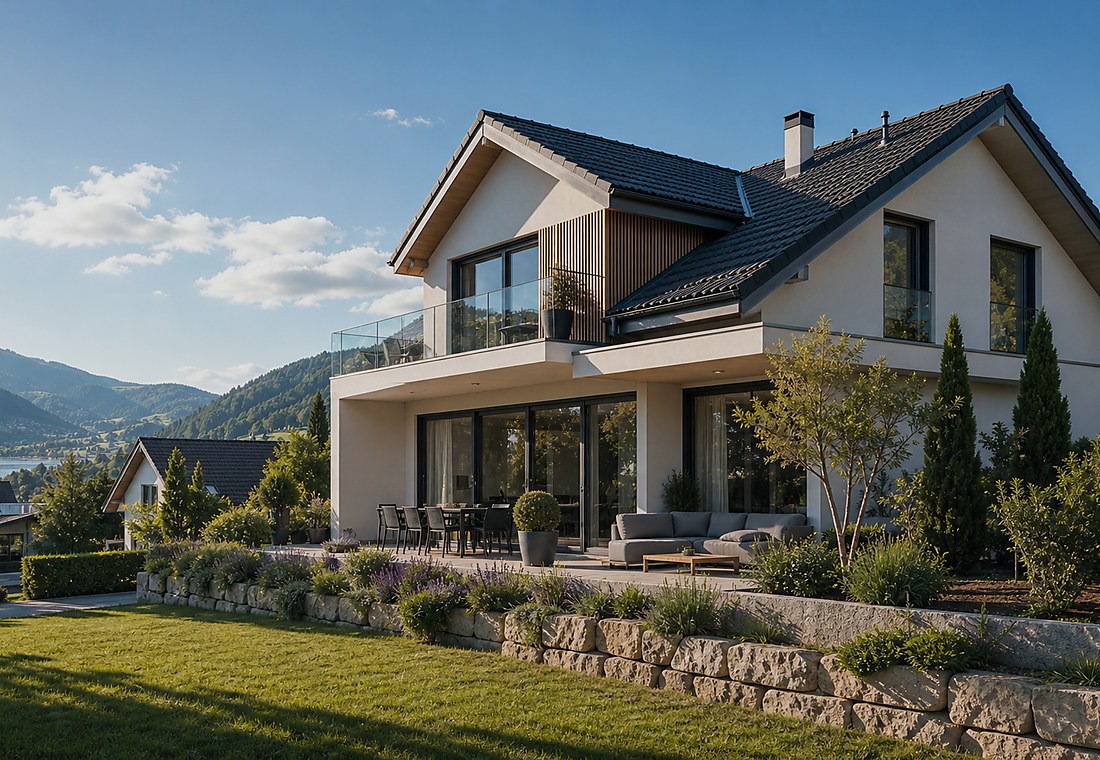 Visuel immobilier premium local pour Nebikon