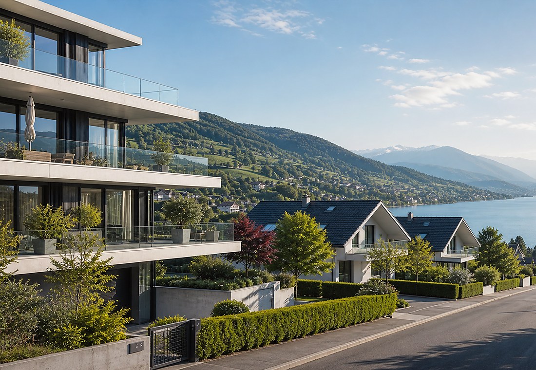 Visuel immobilier premium local pour Neerach