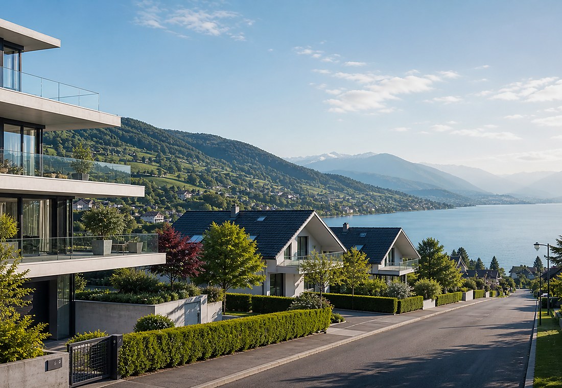 Visuel immobilier premium local pour Neggio