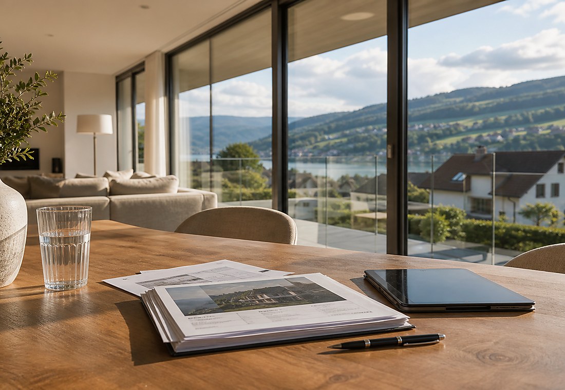 Visuel immobilier premium local pour Niederbüren