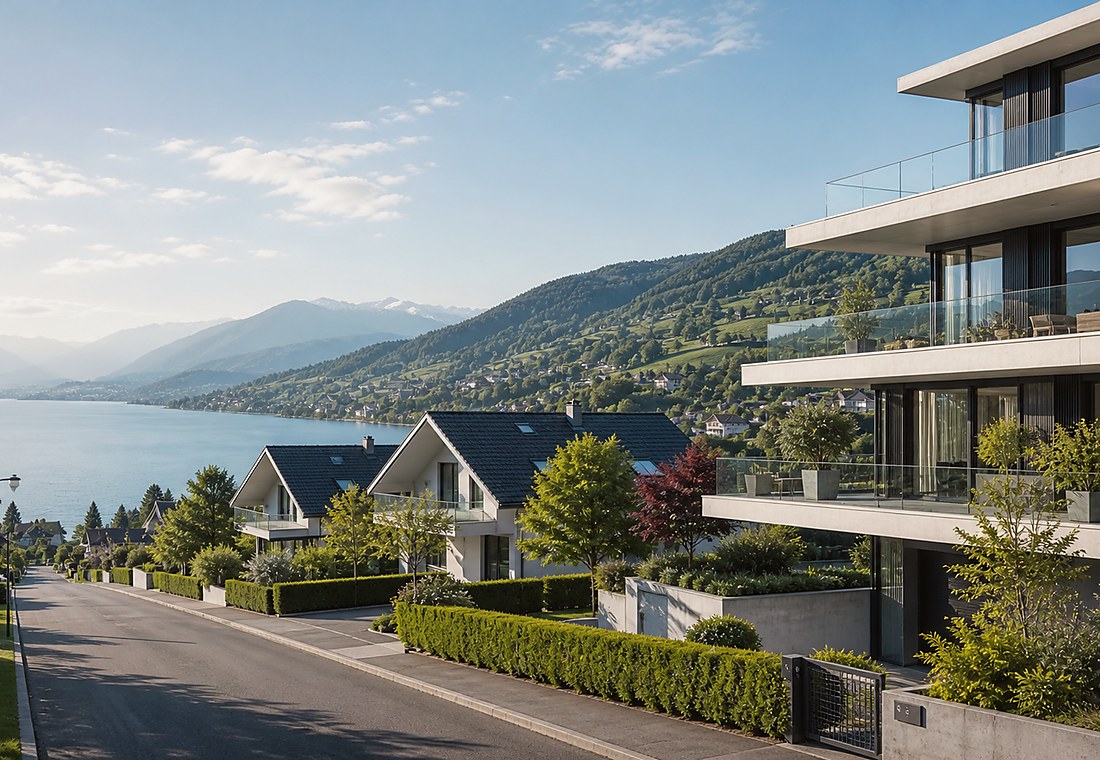 Visuel immobilier premium local pour Niedergesteln
