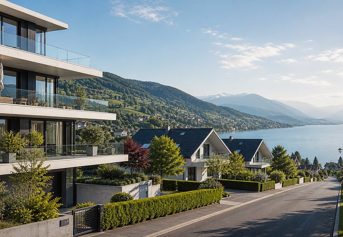 Visuel immobilier premium local pour Niedergösgen