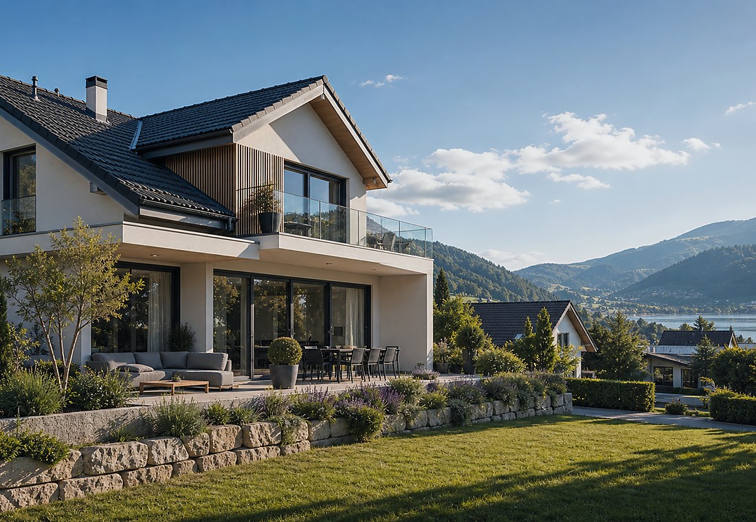 Visuel immobilier premium local pour Niederhasli