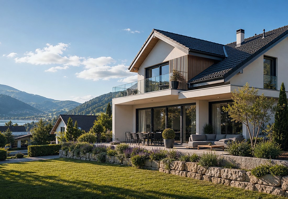 Visuel immobilier premium local pour Niederweningen